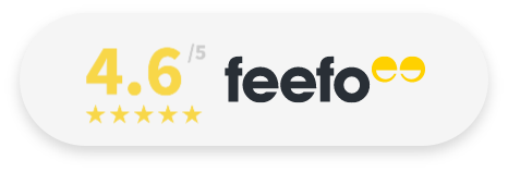 a small icon showing AXA's feefo rating