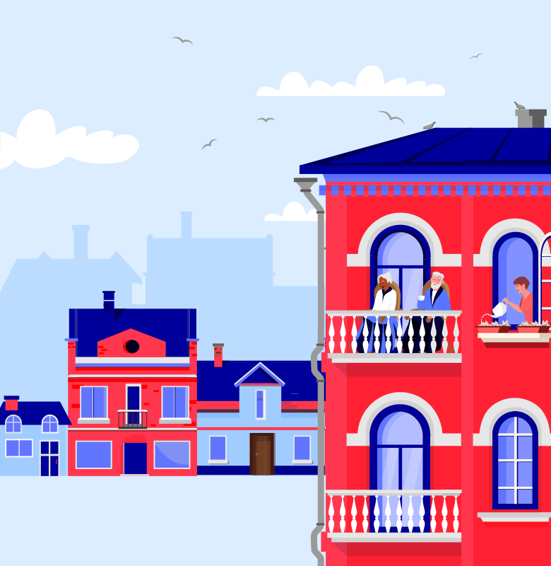 Illustration of a house