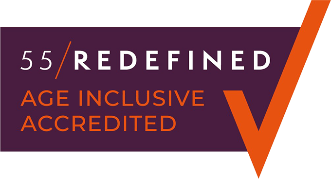 55 Redefined Age Inclusive Accredited logo