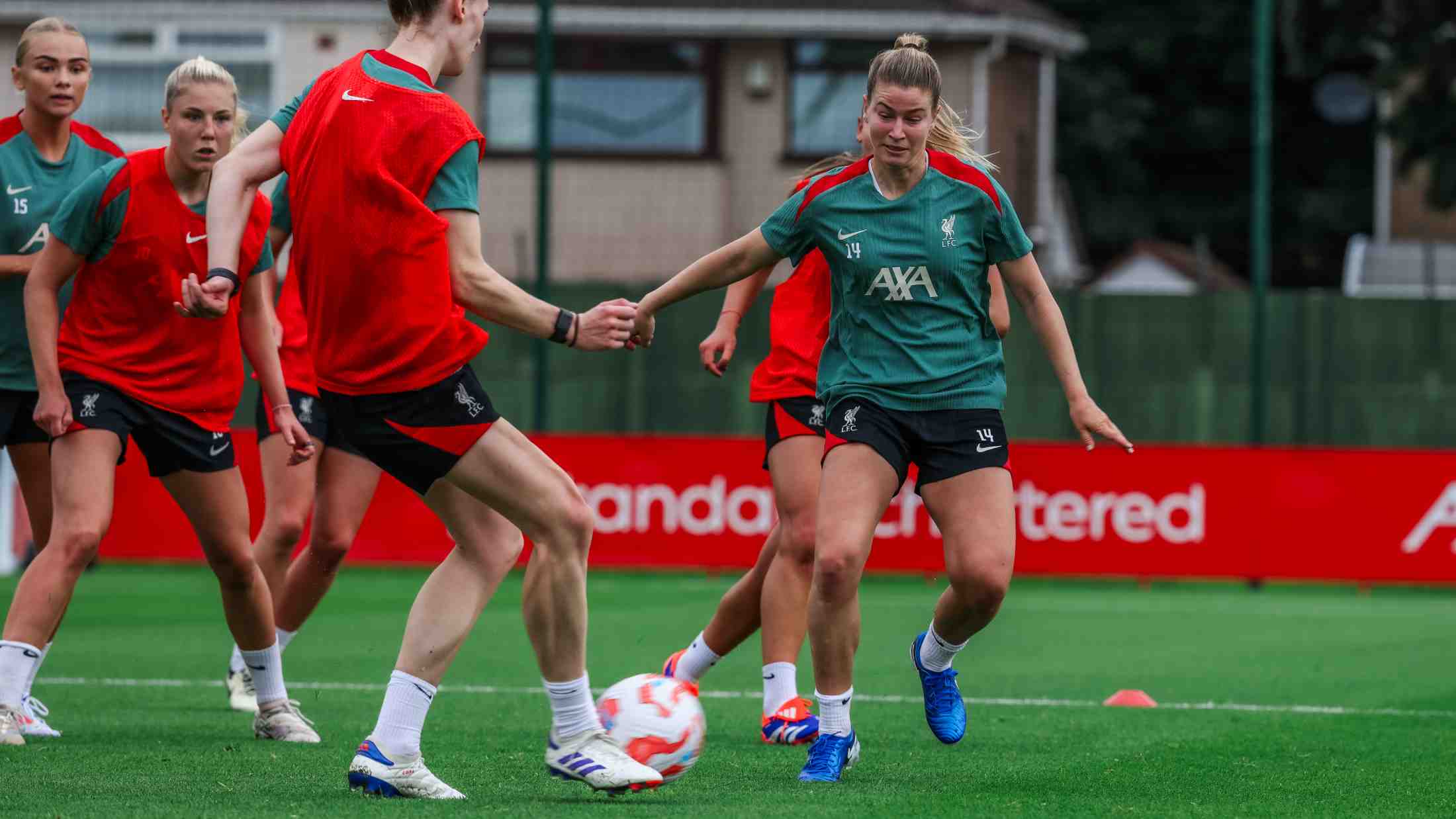 LFC Women team training section in 2019